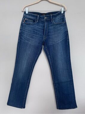 Outpost Makers Men's Slim Straight Denim Jeans Size 31x30 (Measures 32x27) Blue
